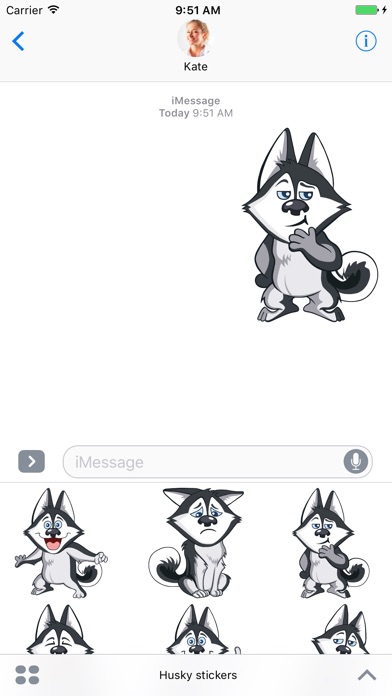 download Husky - Stickers for iMessage apps 0