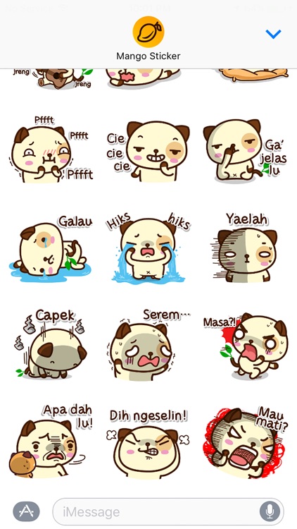 Pandadog (Bahasa Indonesia) - Mango Sticker screenshot-3