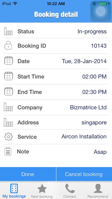 How to cancel & delete Aircon Service Appointment from iphone & ipad 2