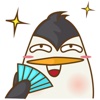 Lulu, the funny penguin for iMessage Sticker