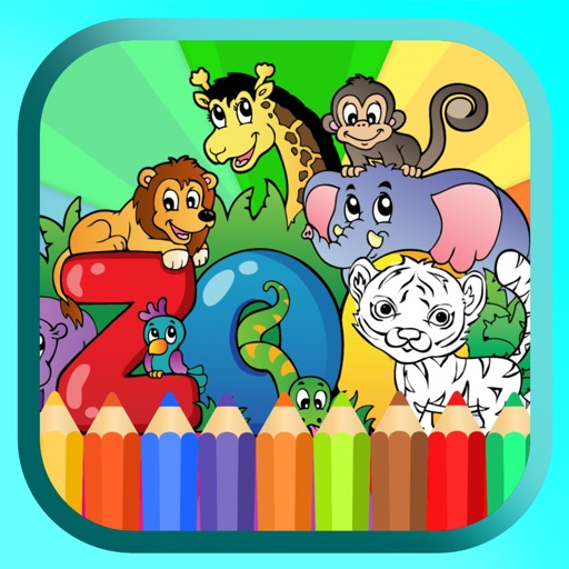 Coloring Book Of Animals Painting & Drawing Pages iOS App