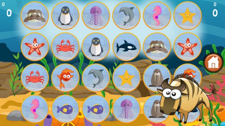 Animals Kid Matching Game - Memory Cards