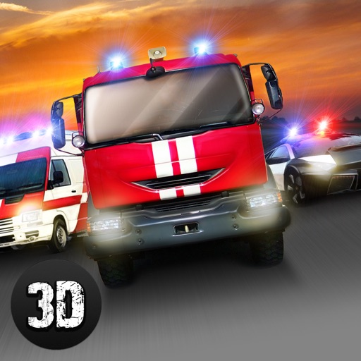 911 Emergency Car Racing Challenge 3D Full icon