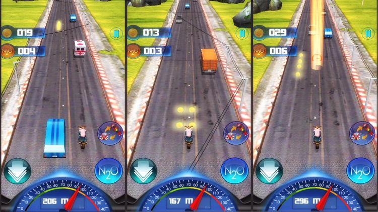 Traffic Moto Escape Rider 3D Free: City & Highway screenshot-3