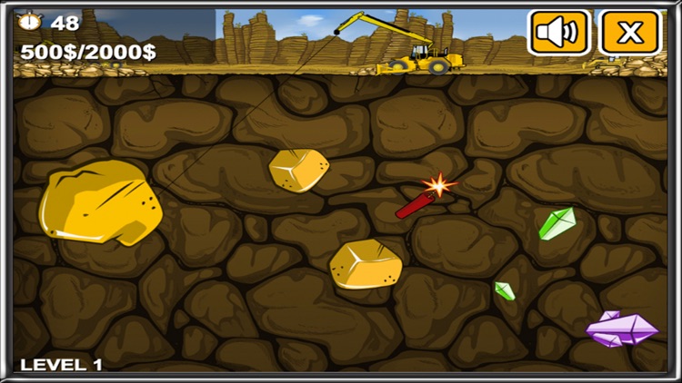 Puzzle Game : Gold Miner Digger