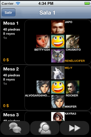 UsuMus Juego de MUS online screenshot 2