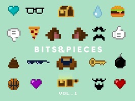 Mikevdesign presents his very first sticker pack: Bits & Pieces Vol
