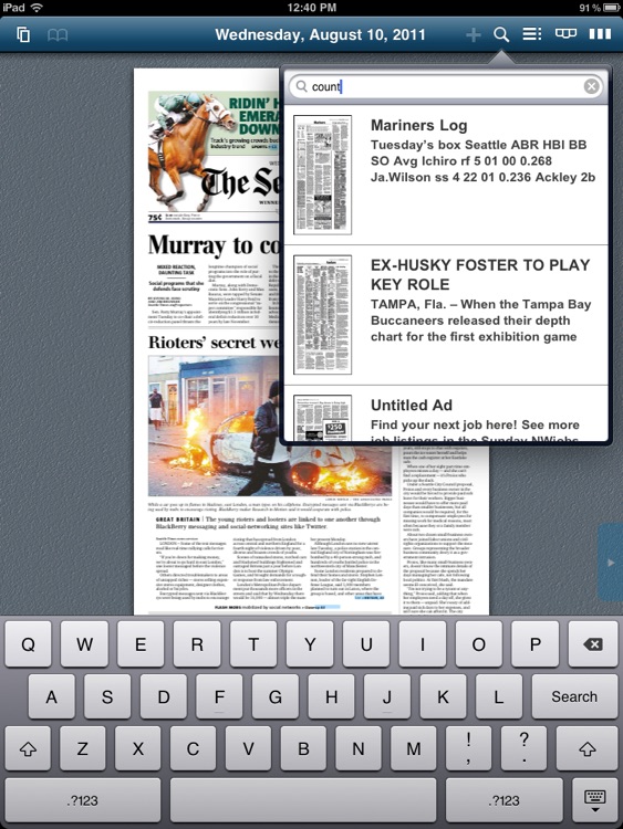 The Seattle Times Print Replica