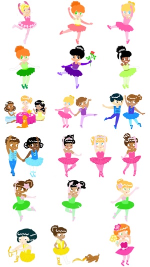 Ballet Stickers- Beautiful Ballerinas!(圖2)-速報App