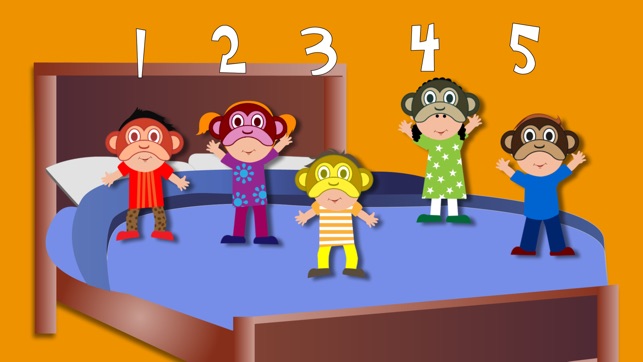 Tap 5 Little monkeys Urdu