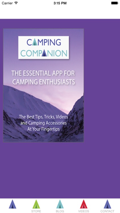 Camping Companion (for iPhone)