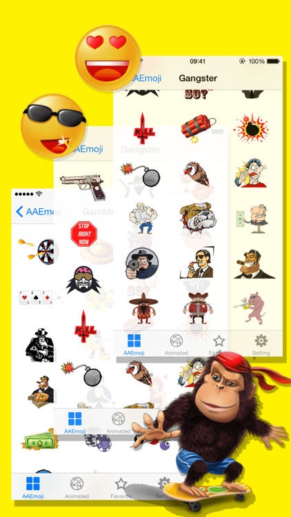 AA Emoji Keyboard - Animated Smiley Me Adult Icons screenshot-3