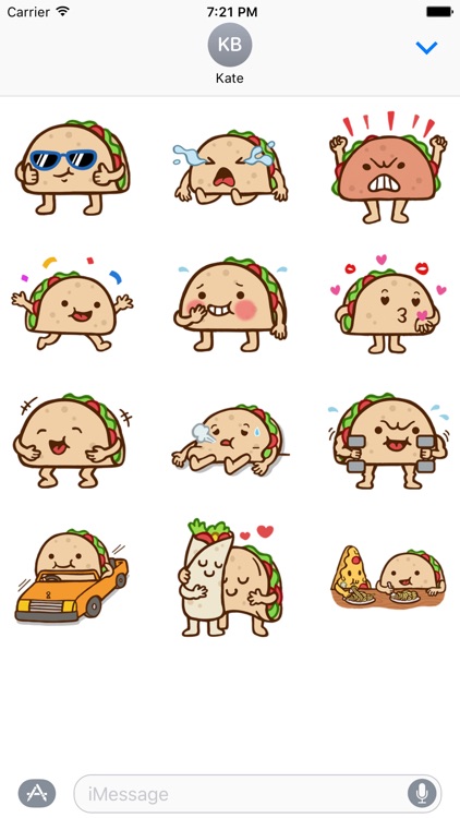 Silly Taco Sticker Pack