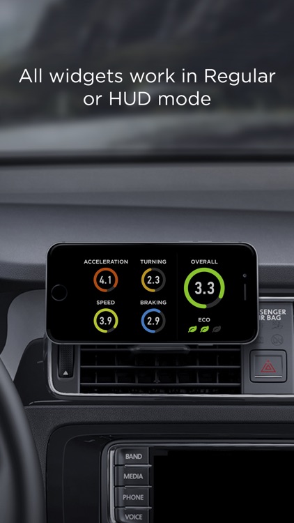 HUD Widgets — Driving widgets with HUD mode