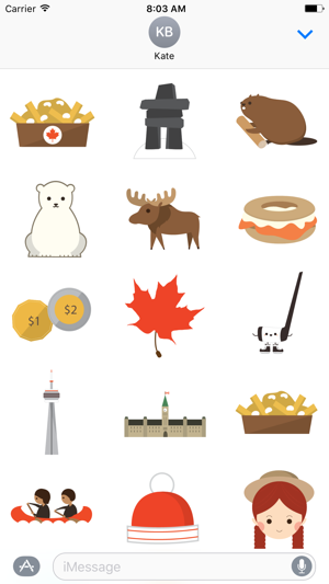 Canadian Things Sticker Pack(圖1)-速報App