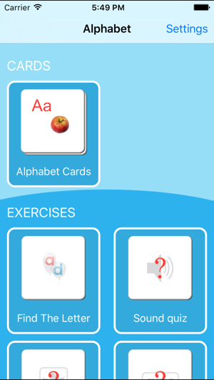 English Alphabet. Learning Cards And Quiz(圖1)-速報App