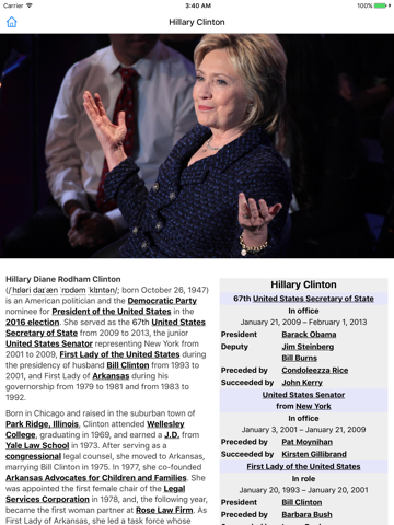 CHI Encyclopedia of Hillary Clinton screenshot 2