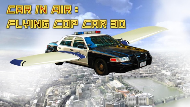 Car In Air : Flying Cop Car 3D(圖2)-速報App