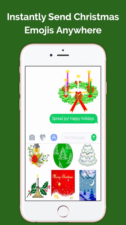 ChristmasMojis: Emoji Keyboard App screenshot-3