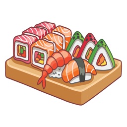 Surfing Sushi Funny Surfer Sojsauce Gift & Present' Sticker