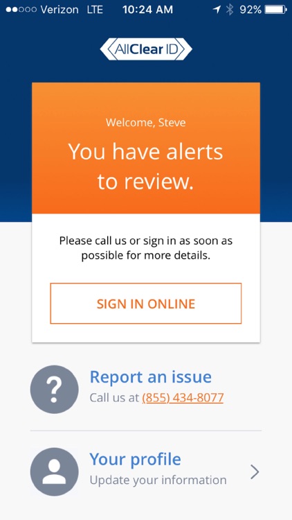 AllClear ID Mobile screenshot-3
