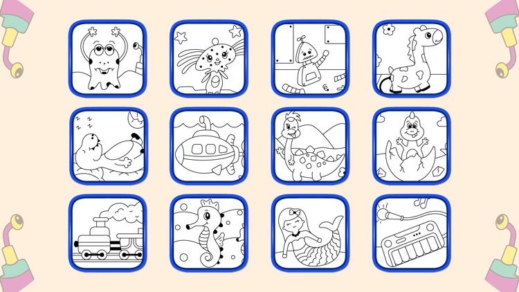 Kids Coloring Book and Patterns screenshot-4