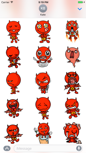 Little Devil - Cute devil stickers(圖2)-速報App