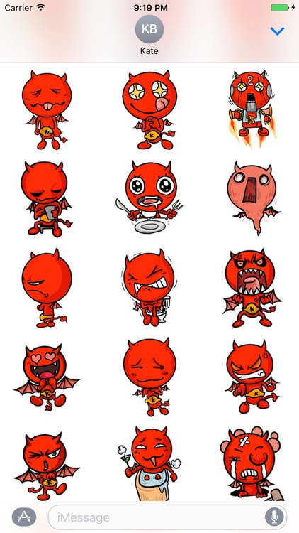 Little Devil - Cute devil stickers