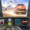 Flying Train. Drive Simulator