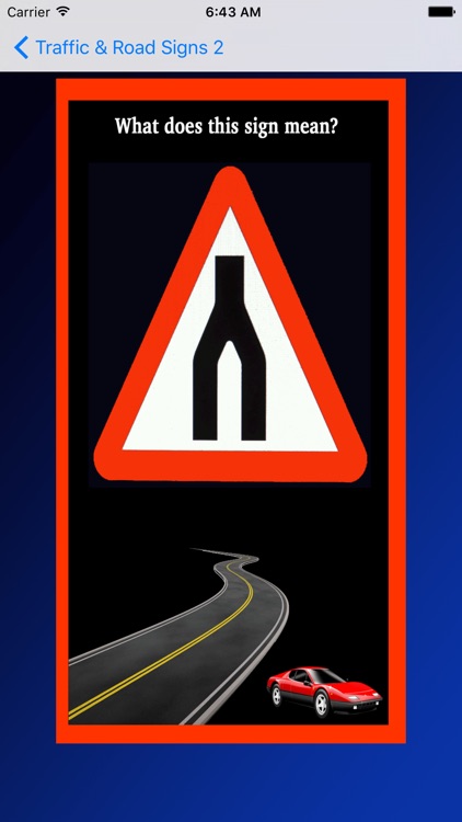 Driving Theory Test 2017 UK Car Drivers Road Signs