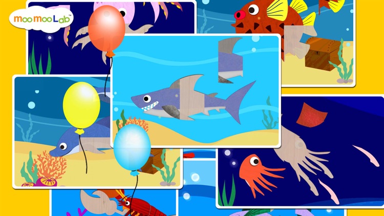 Sea Animals - Puzzles, Games for Toddlers & Kids