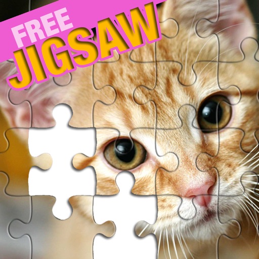 Cute Cat Sliding Jigsaw Puzzle for Kids iOS App