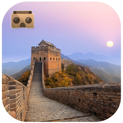 VR Visit Wall of China 3D Views Icon