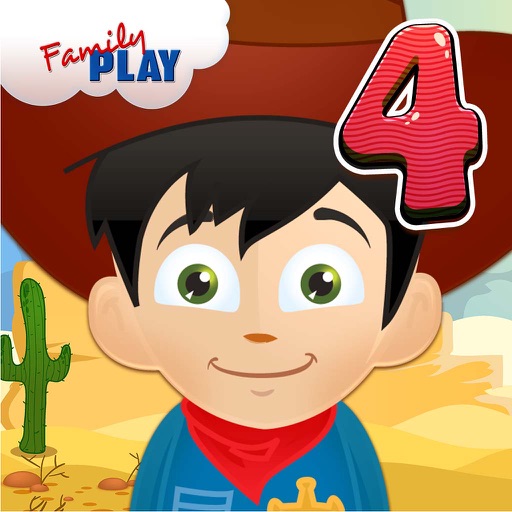 Cowboy Grade 4 Learning Games School Edition iOS App