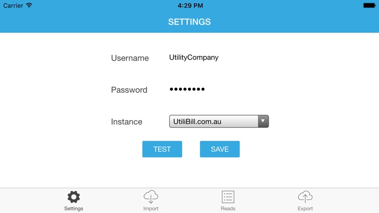 Utilibill Meter Reader