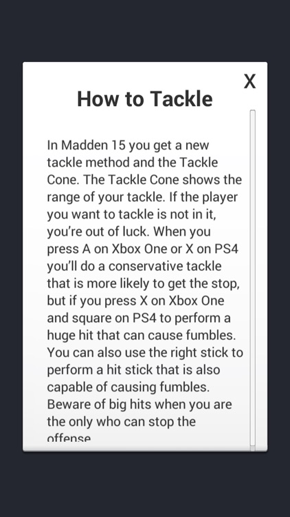 Cheats for Madden NFL 15