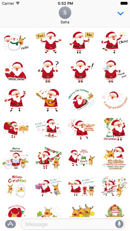 Merry Christmas Stickers Vol2