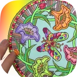 Mandala coloring book-design
