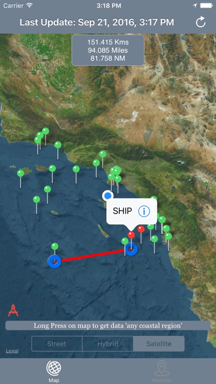 NOAA Buoy Stations and Ships