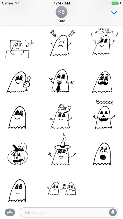 Ghostmoji - Friendly Ghost Expressions Stickers