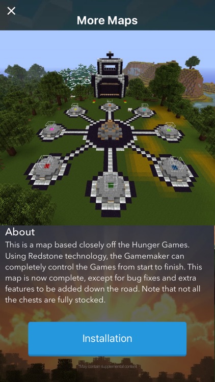 Maps The Hunger Games for Minecraft PE - The Best Maps for Minecraft Pocket Edition