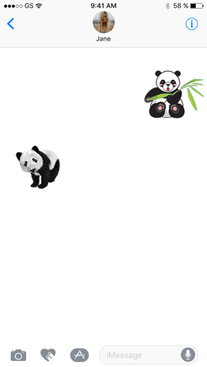 Panda Two Sticker Pack(圖2)-速報App