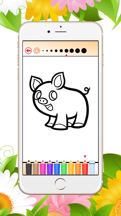 Farm Animals Free Games for children: Coloring Book for Learn to draw and color a pig, duck, sheep