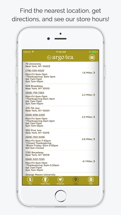 Argo Tea LoyalTea App screenshot-3