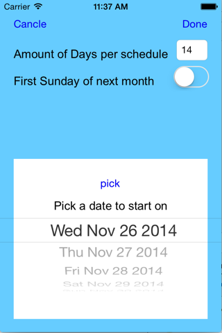 Schedule SimplR screenshot 4