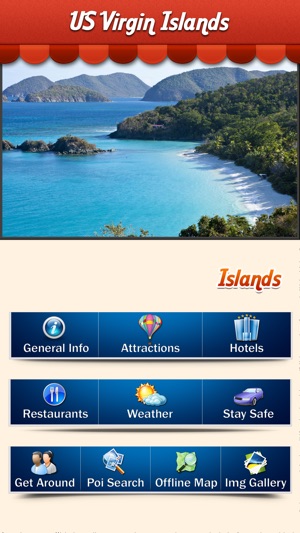 Virgin Islands-USA Offline Map Travel Explorer(圖1)-速報App