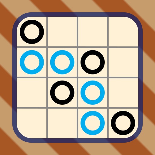 No Cross Four : Prevent 4 circles forming a line Icon