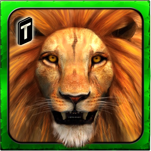 Real Lion Adventure 3D Icon
