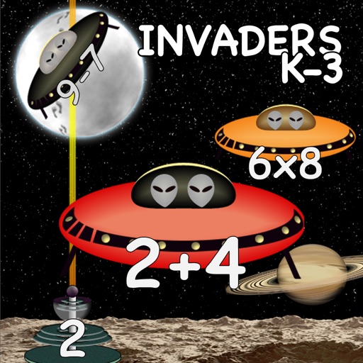 Arithmetic Invaders Express: Grade K-3 Math Facts iOS App