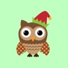 Christmas Owl Stickers
